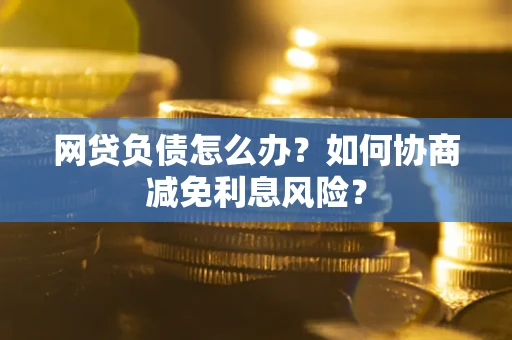 济南网贷负债怎么办？如何协商减免利息风险？