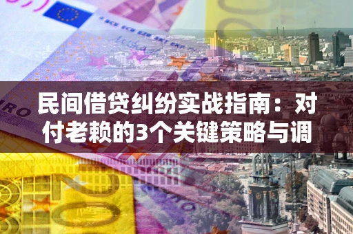 济南民间借贷纠纷实战指南：对付老赖的3个关键策略与调解盲区解析