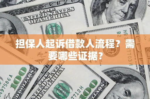 济南担保人起诉借款人流程?需要哪些证据? 济南担保人起诉借款人流程?需要哪些证据?